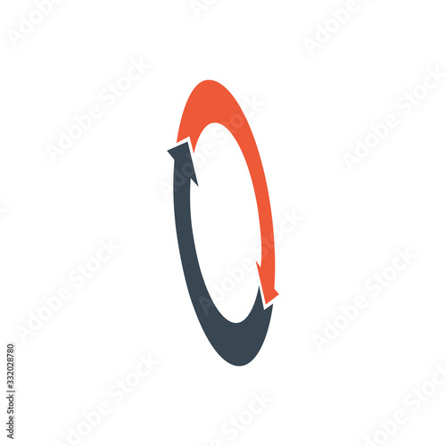 Angle 360 degrees round arr...