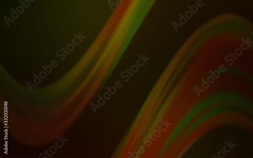 Dark Yellow vector background with astronomical stars. Shining illustration with sky stars on abstract template. Smart design for your business advert.