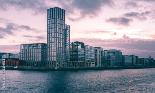 Photography Beautiful scene daylight Dublin Ireland capital landscape city urban area old to