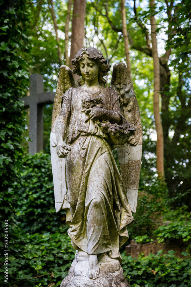 Gravestones at Highbury Cemetary, London Gravestones at Highbury Cemetary, London