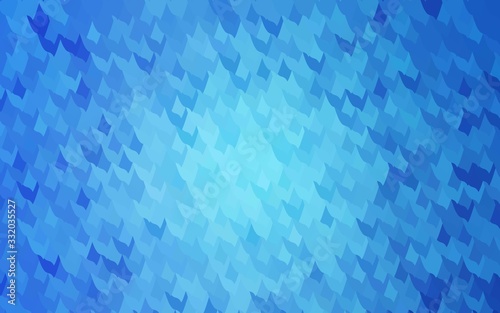 Light BLUE vector abstract textured polygonal background. Blurry rectangular design. The pattern with repeating rectangles can be used for background.