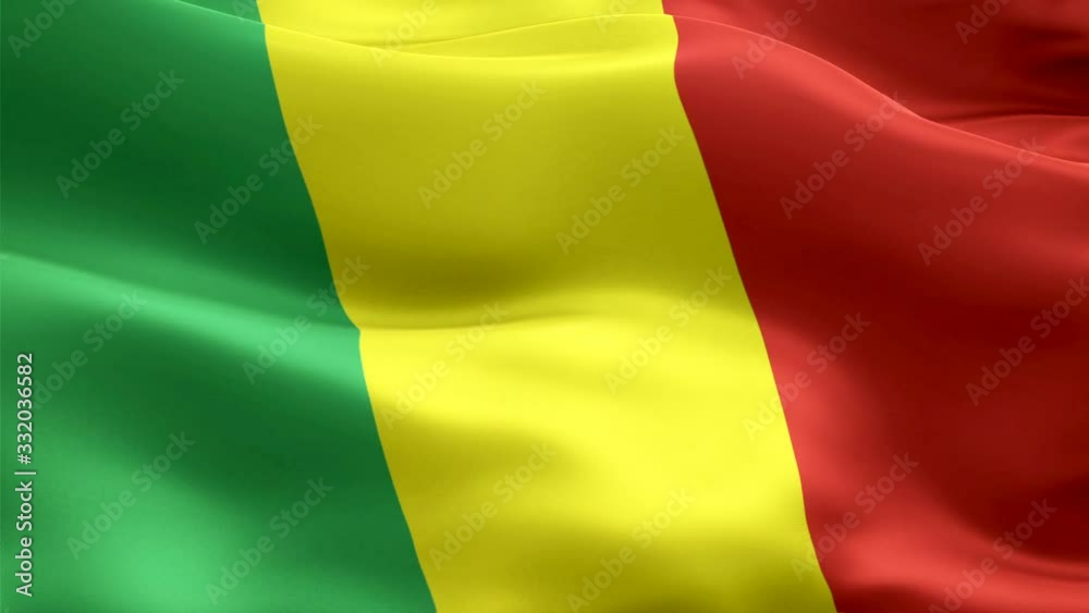 Mali flag Motion Loop video waving in wind. Realistic Malian Flag background. Mali Flag Looping Closeup 1080p Full HD 1920X1080 footage. Mali Africa country flags footage video for film,news Mali flag Motion Loop video waving in wind. Realistic Malian Flag background. Mali Flag Looping Closeup 1080p Full HD 1920X1080 footage. Mali Africa country flags footage video for film,news