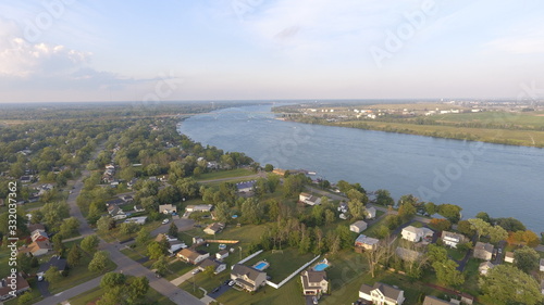Aerial views of Grand Island