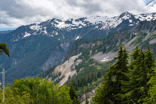 Mountains and valley near Mt Baker #13