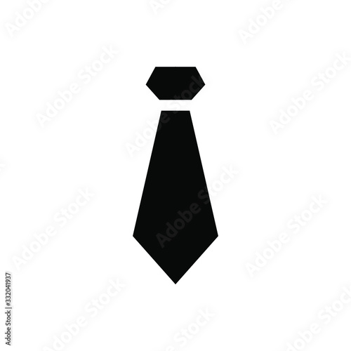 Free Download Tie icon vector , design inspiration illustration , template business office , icons trendy emblem isolated, outline solid black background white - GFXLoad