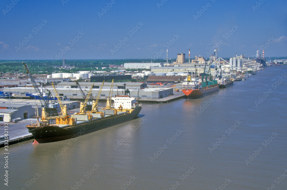 Shipping in the Port of Savannah, Savannah, Georgia