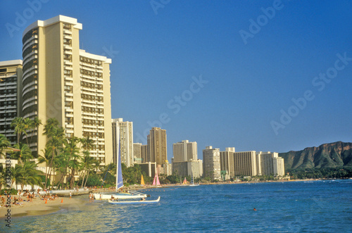 Waikiki Beach, Honolulu, Hawaii © spiritofamerica