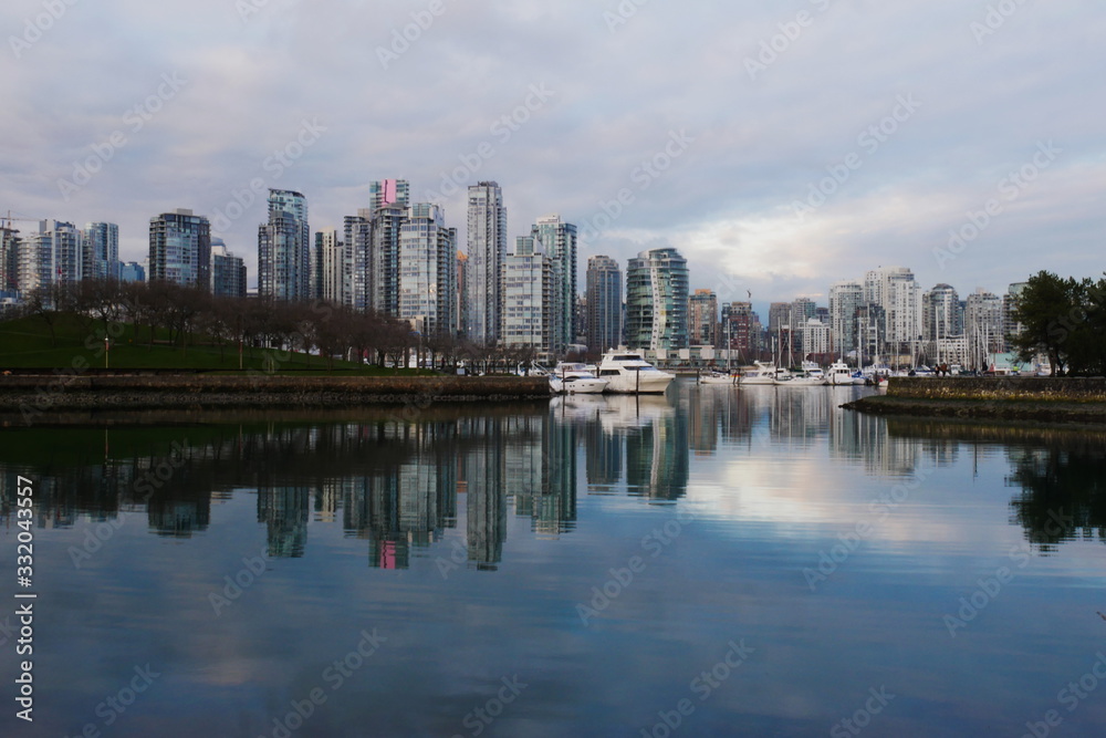 iew of Vancouver from False Creek