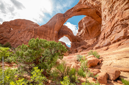 Fotografering Stunning Double Arch located in Arches National Park, Utah, USA.