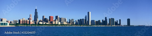 Panoramic view of Chicago Harbor, Chicago, IL © spiritofamerica