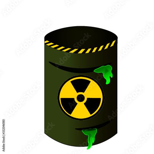 barile radioattivo 