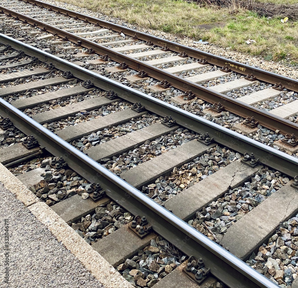 railroad tracks in the countryside, railroad tracks, railroad line in vienna, track system at night, trackage, undergroud track, metro, railway, train, platform