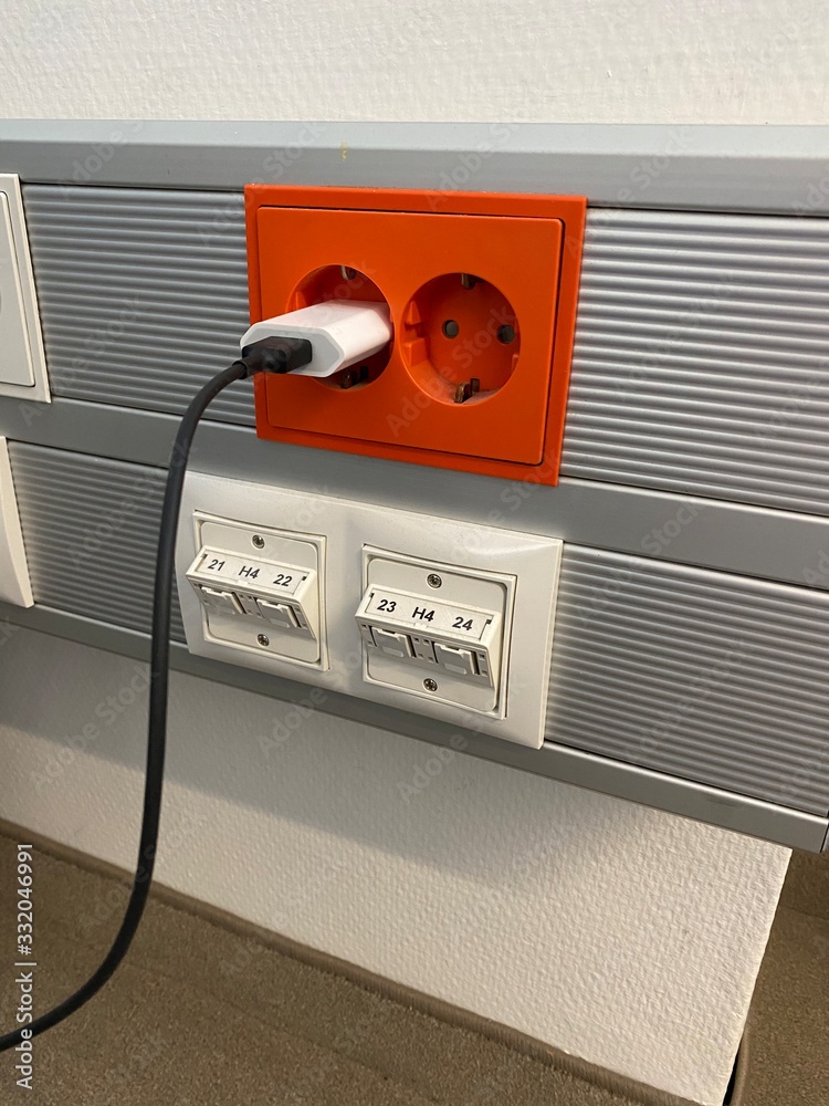 electric plug and socket, set of sockets, socket, connection