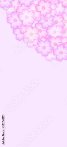 Cherry blossom background material 桜の花の背景素材