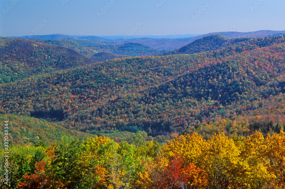 Berkshire Mountains in Autumn, Deerfield, Massachusetts