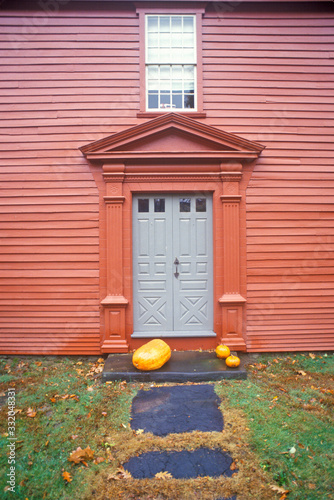 Front of Red House, Deerfield, Massachusetts photo