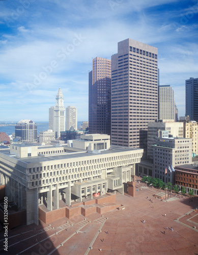 Fotografia City Hall, Boston, Massachusetts