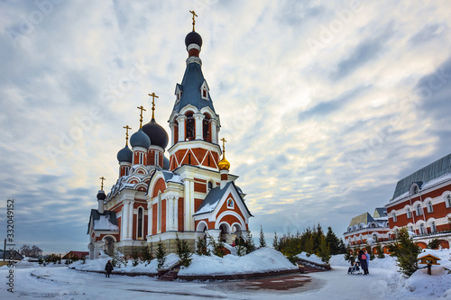 Orthodox Church in honor of the Transfiguration of the Lord. Western Siberia, Russia