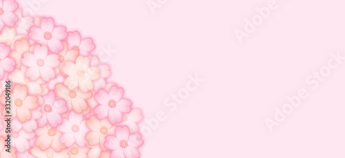 Cherry blossom background material　桜の花の背景素材