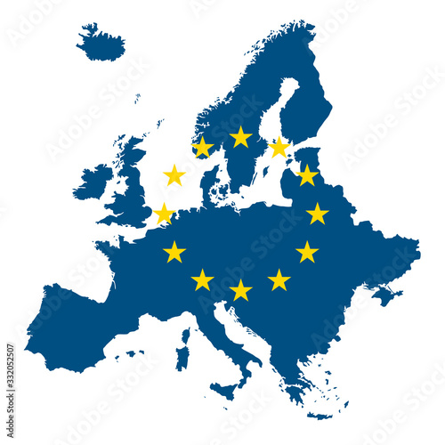 ヨーロッパ　ＥＵ　地図　アイコン