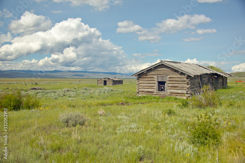 Deserted cabin in Centennial Valley, near Lakeview, MT