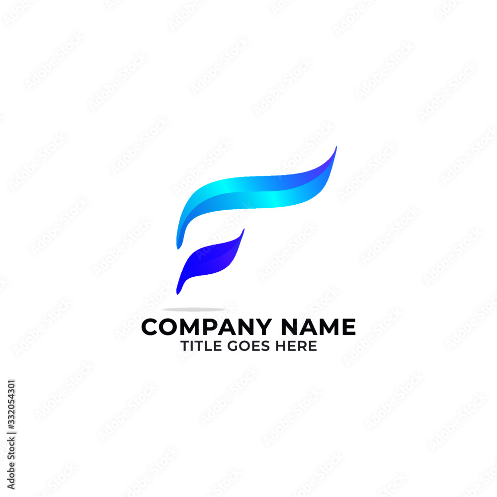F Leaf Logo | F letter logo | Leaf Logo | Organic Logo Template F Leaf Logo | F letter logo | Leaf Logo | Organic Logo Template