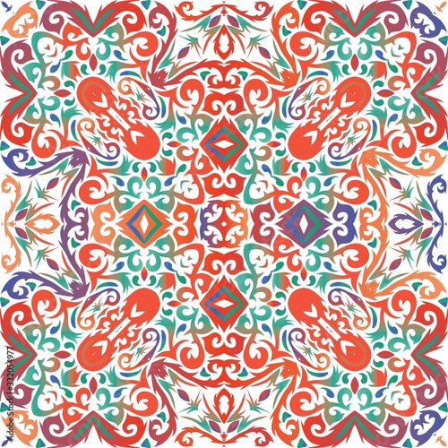 Traditional ornate mexican talavera.