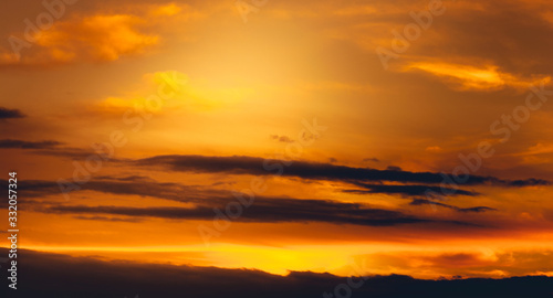 sunset in the sky © Edwin