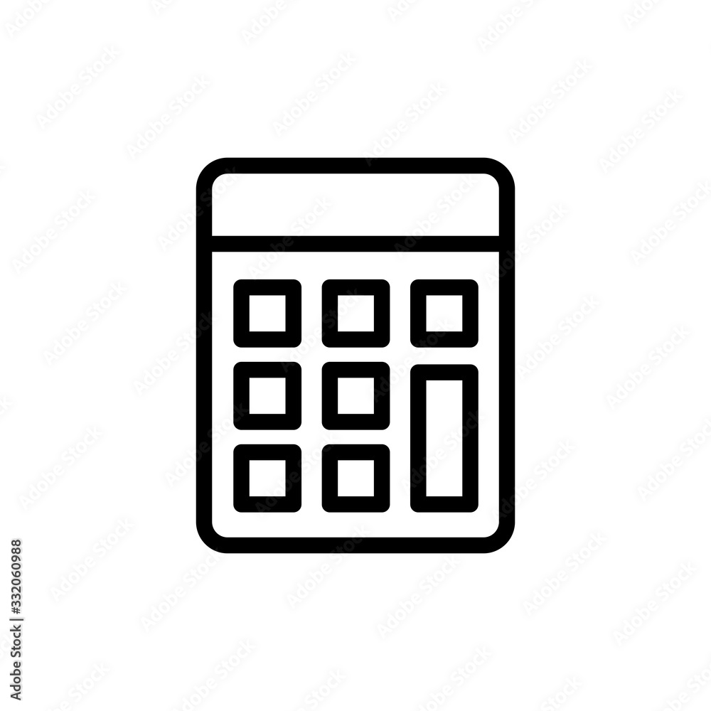Calculator icon vector design templates Calculator icon vector design templates