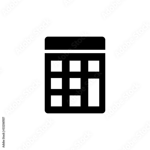 Calculator icon vector design templates