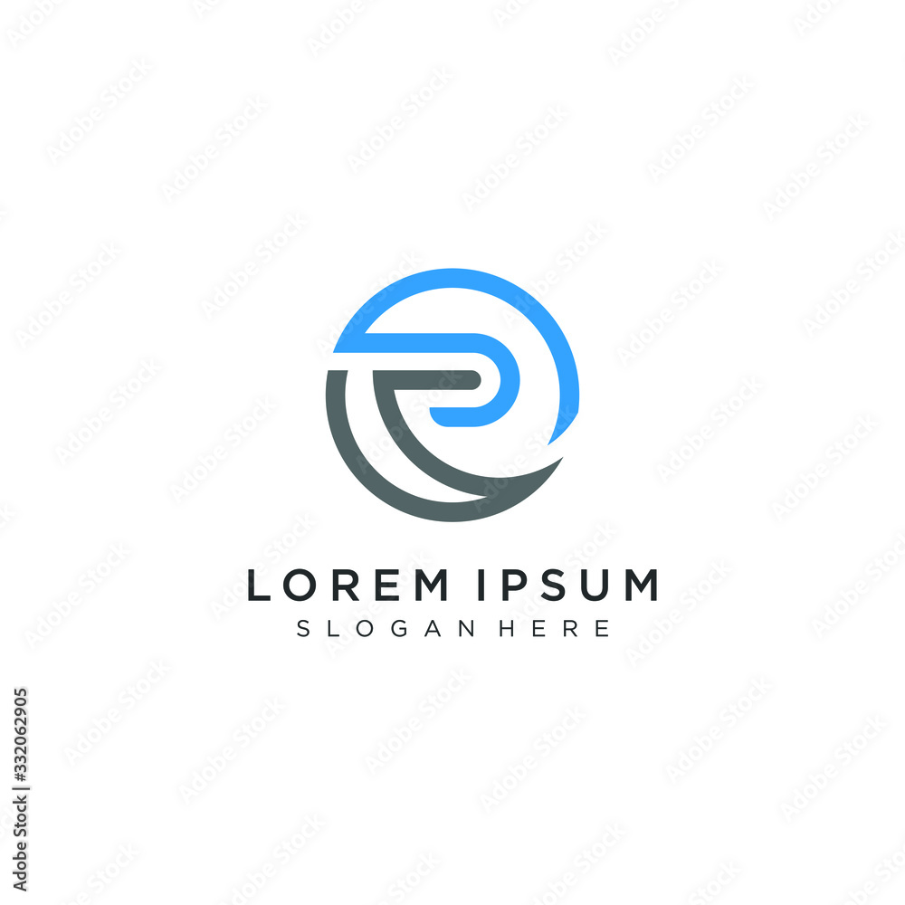 initial logo template initial logo template