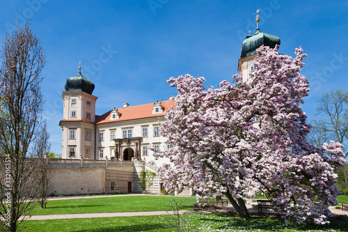  baroque castle Mnisek pod Brdy, Central Bohemian region, Czech republic photo