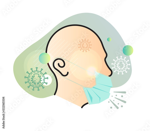 Sneeze - Common Cold and Flu - Icon