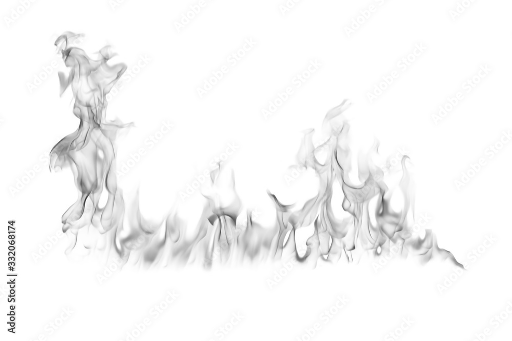 Smoke isolated white background. Smoke isolated white background.