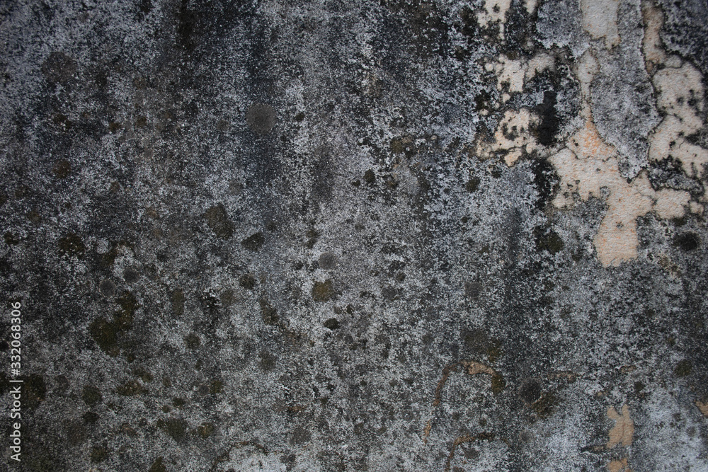 The background of the old concrete surface has discolored and worn out colors The background of the old concrete surface has discolored and worn out colors