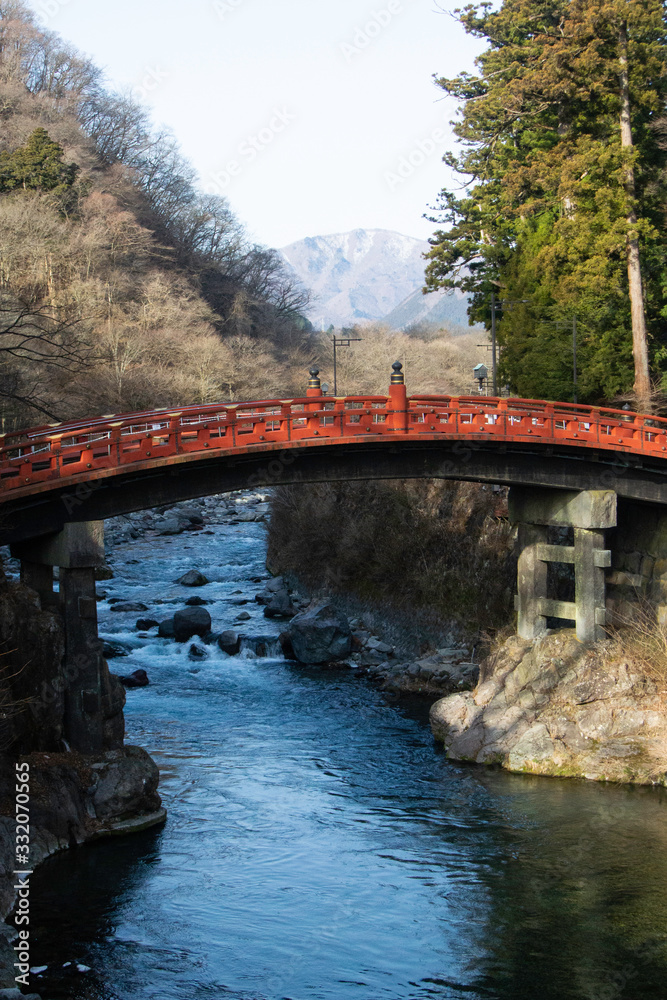 Shinkyo - historical bridge in Nikko city