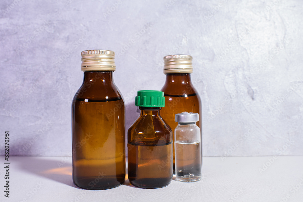 Medical jars with medicine, drugs, etc. The medicine. Medical jars with medicine, drugs, etc. The medicine.