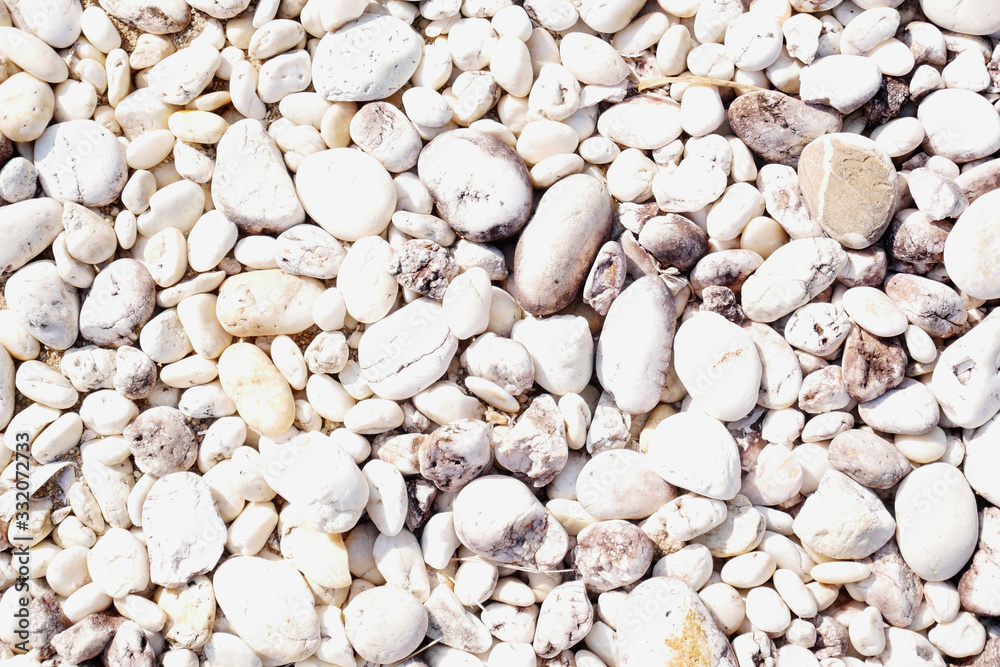 Naklejka premium pebble stone background, beach stone outdoor nature