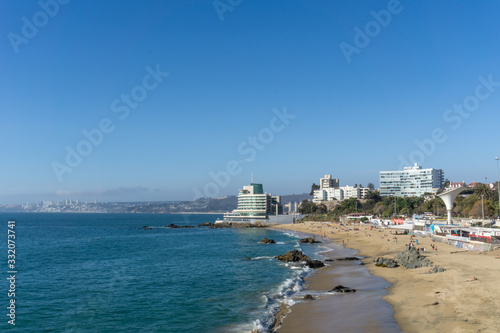 Playa Caleta Abarca en Viña del Mar photo