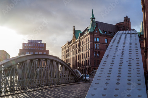 Brücke in der Hamburger Speicherstadt