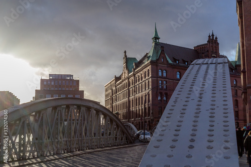 Brücke in der Hamburger Speicherstadt