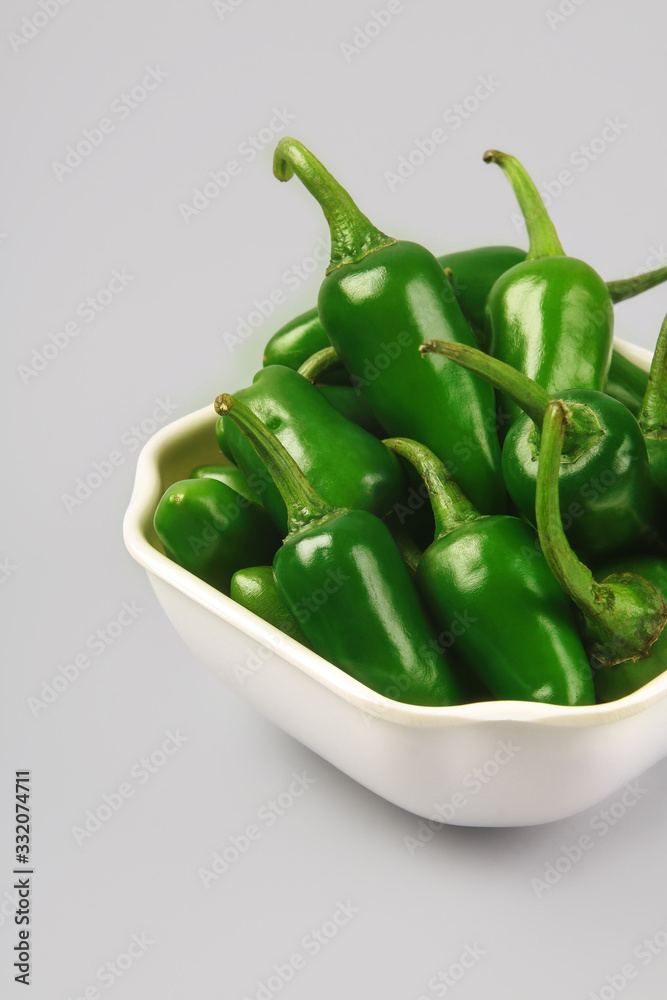 Bunch of spicey Indian green chillies Bunch of spicey Indian green chillies