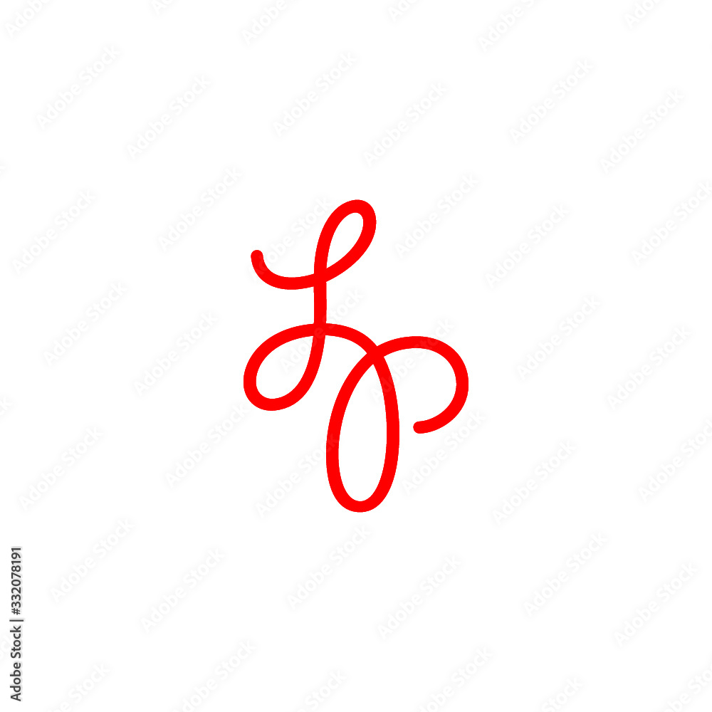 Letter Initial LP Signature Logo Template isolate on white background Letter Initial LP Signature Logo Template isolate on white background