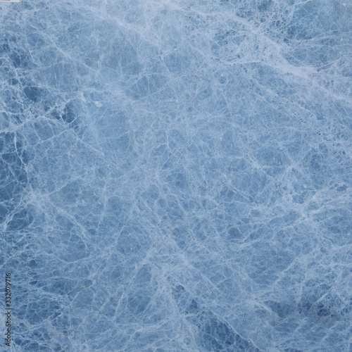 Blue white abstract marble granite natural stone texture background square © Corri Seizinger