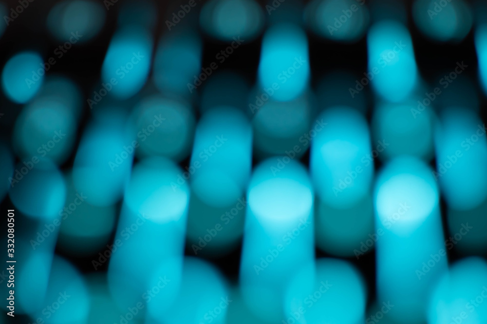 Blue bokeh background