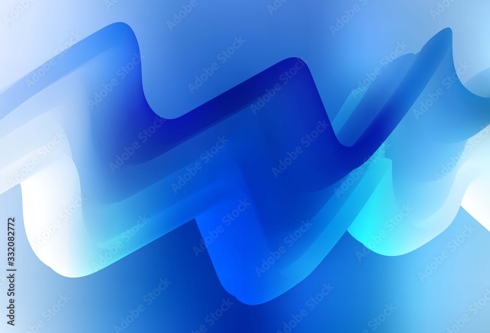 Light BLUE vector blurred shine abstract template. Light BLUE vector blurred shine abstract template.