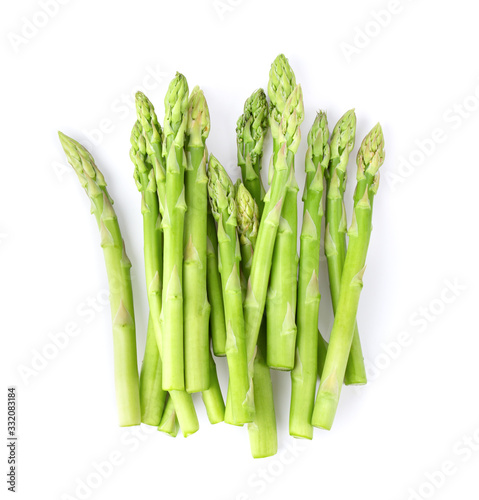 asparagus isolated on white background photo