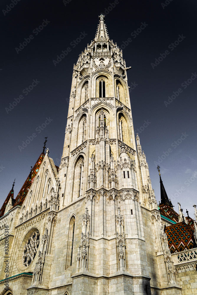 The Matthias Church is a Roman Catholic church located in the Holy Trinity Square, in front of the Fisherman's Bastion at the heart of Buda's Castle District.