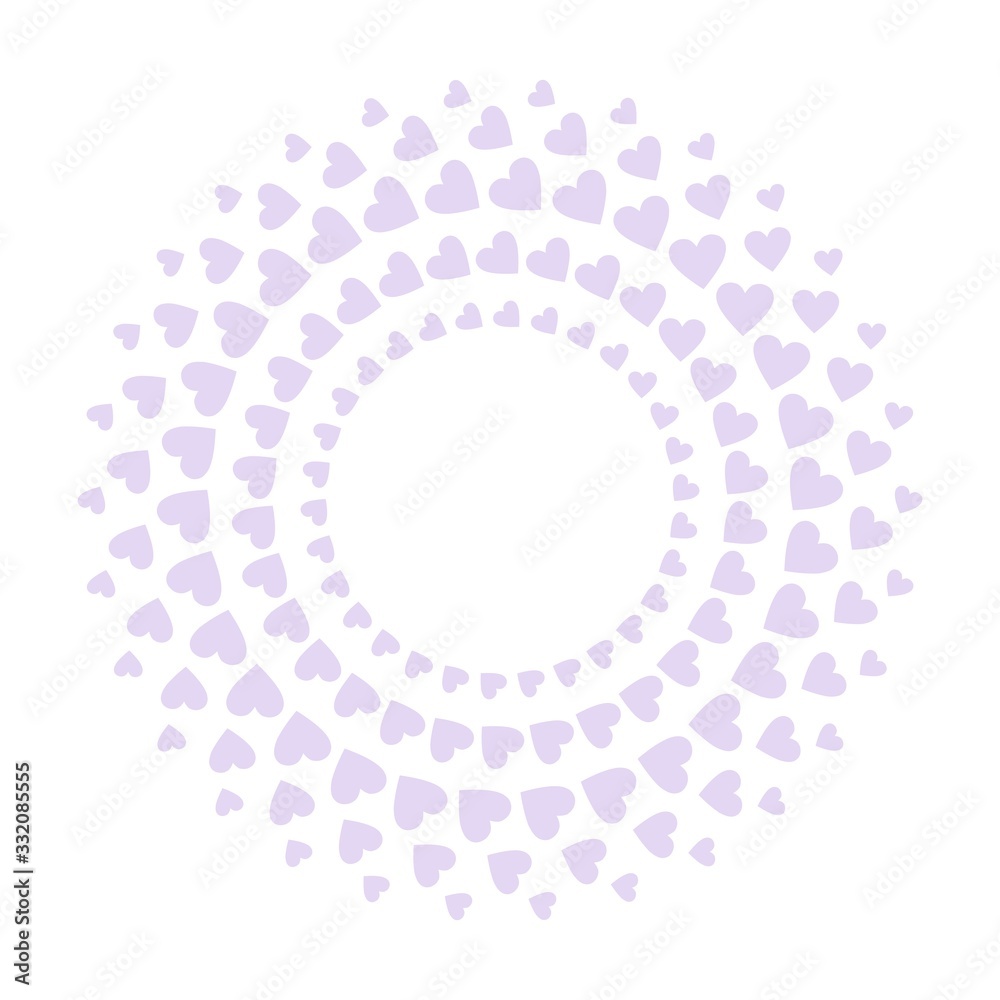 Circular heart shaped mother's day, valentine's day card with blank area for your text. Love related items. Home decoration printable. Design element, invitation, celebration related printable card Circular heart shaped mother's day, valentine's day card with blank area for your text. Love related items. Home decoration printable. Design element, invitation, celebration related printable card