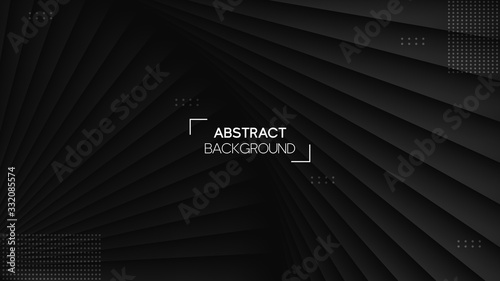 realistic black background with geometric style